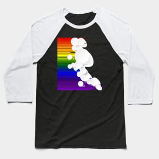 Rainbow Hot Design Baseball T-Shirt